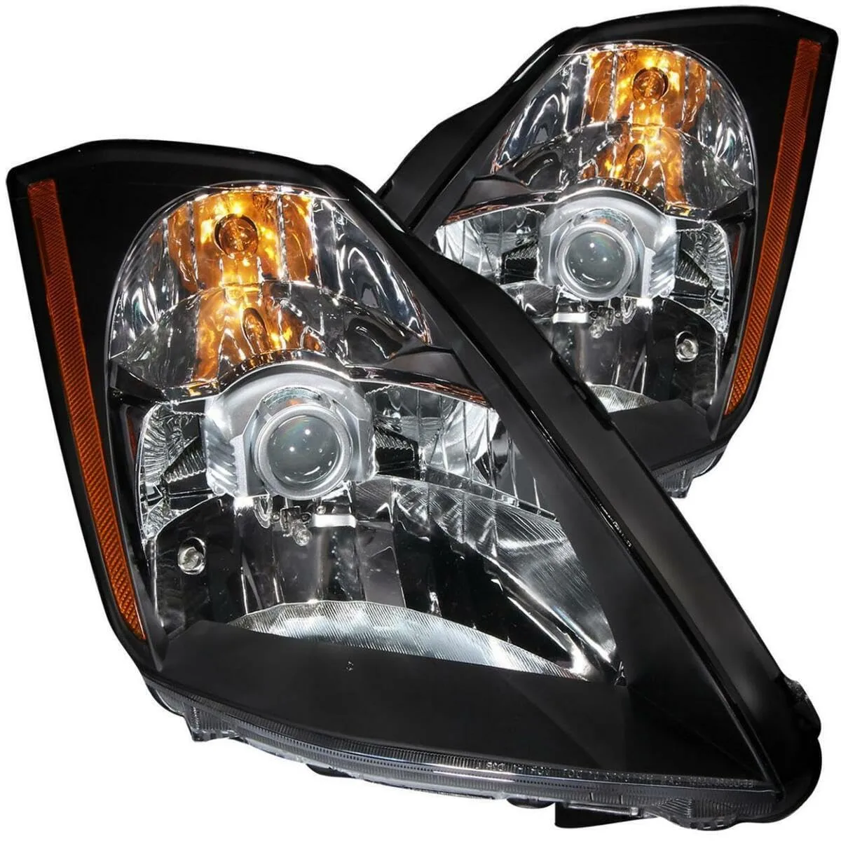 ANZO USA 121108 Projector Headlight Set-Black