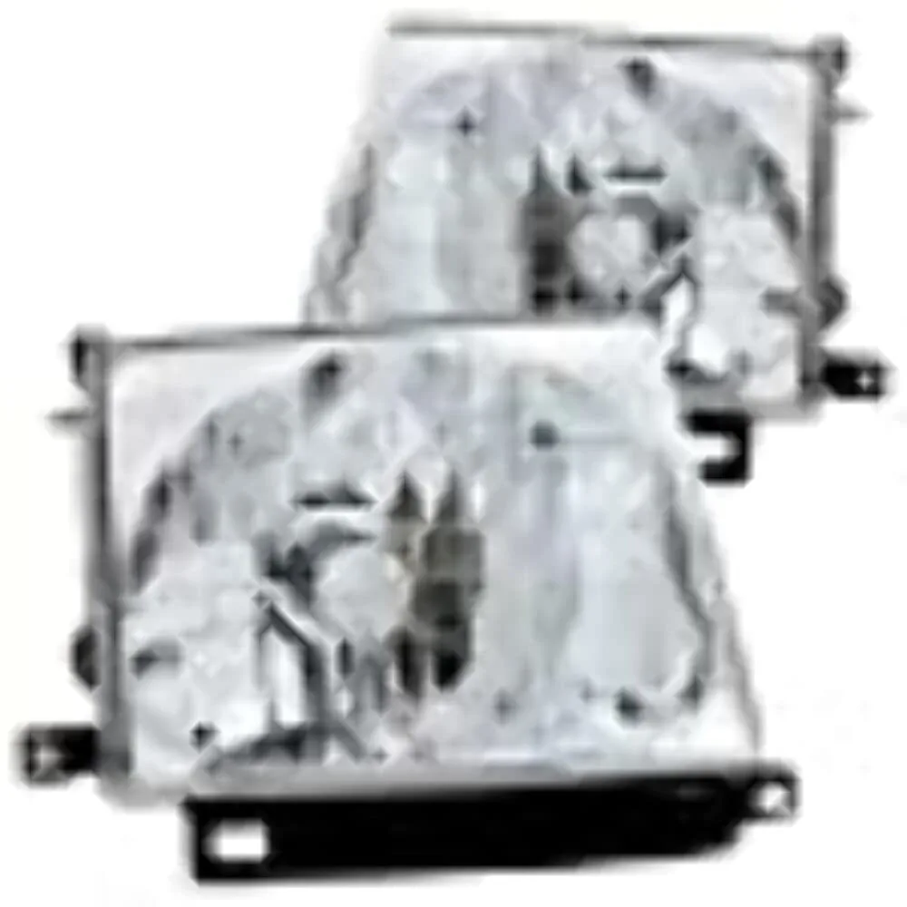 ANZO USA 121132 Crystal Headlight Set-Chrome