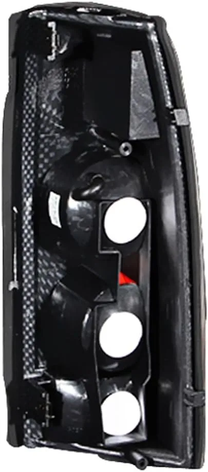 Anzo USA 211019 Chevrolet 3D Style Black Tail Light Assembly - (Sold in Pairs)