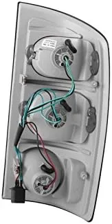 ANZO USA 211045 Black Euro Tail Light Set-Clear Lens