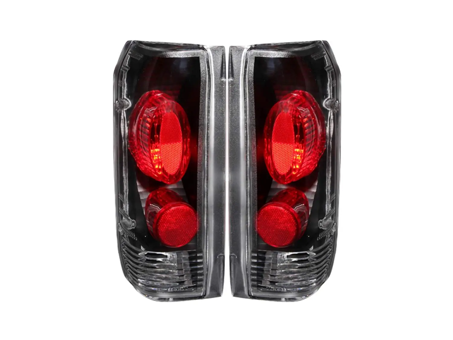Anzo USA 211062 Ford Black Tail Light Assembly - (Sold in Pairs)
