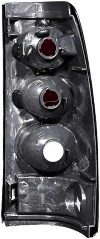 ANZO USA 211160 Chrome Euro Tail Light Set-Smoke Lens
