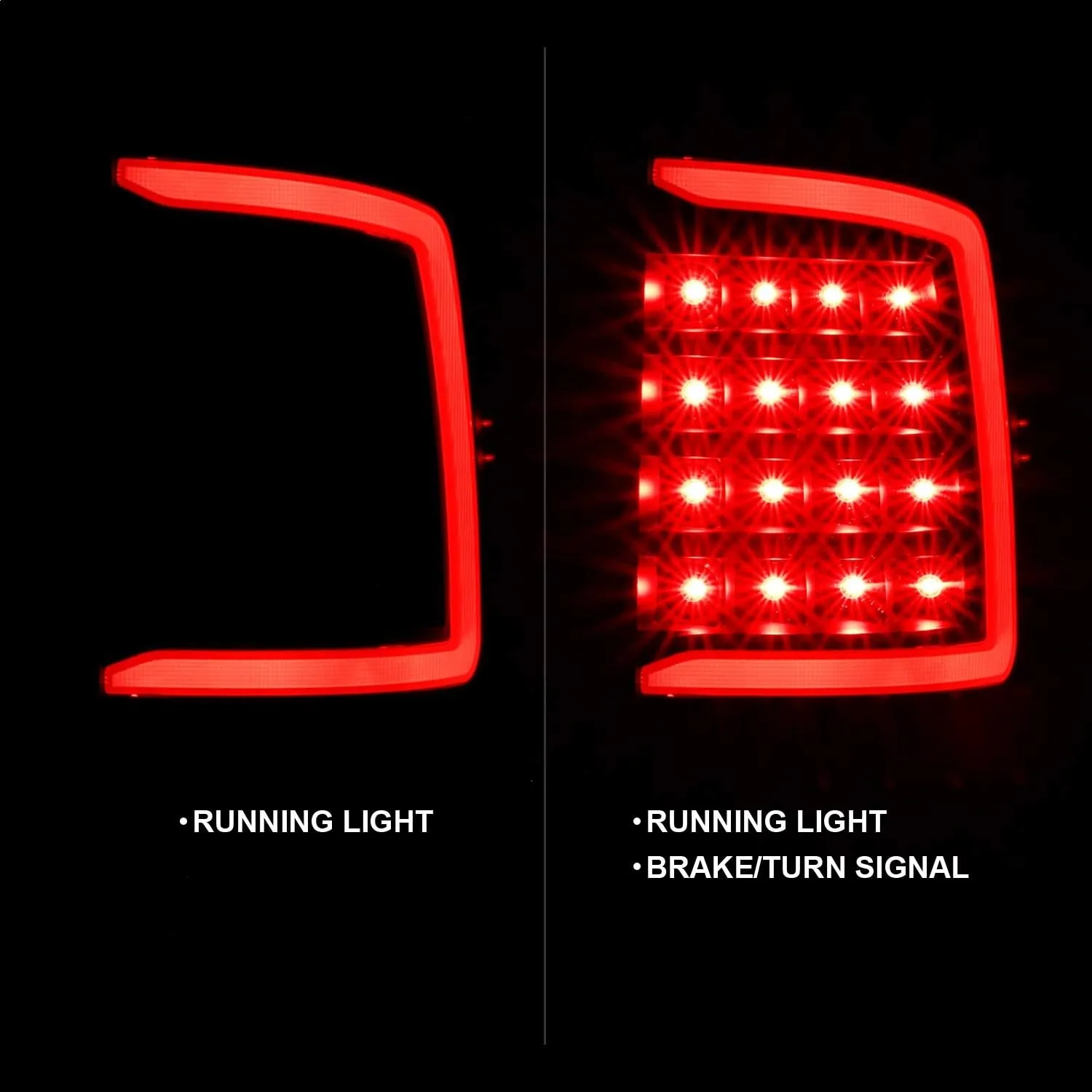 ANZO USA 311318 Taillamps Fits Dodge Ram 1500