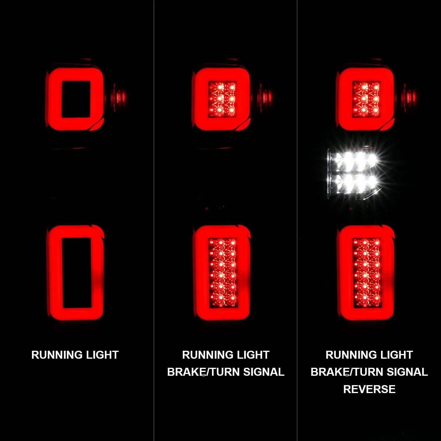 ANZO USA Aridex - 19-21 Chevy Silverado Full LED Tailights Black Housing Smoke Lens G2 (w/C Light Bars) (311415)