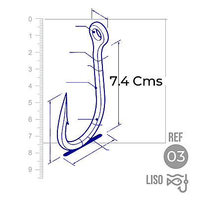 Anzuelo Liso 1002 # 3 Paquete X 100 Unidades Anzuelo Liso 1002 # 3 Paquete X 100 Unidades