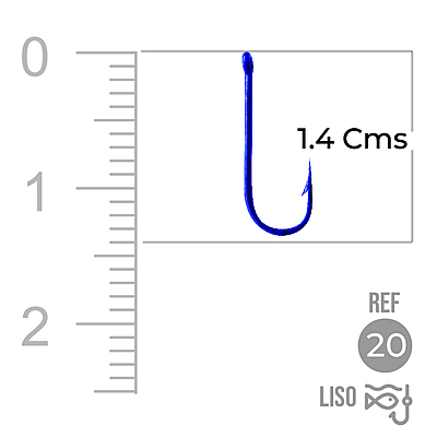 Anzuelo Liso 1002 # 20 Paquete X 1000 Unidades Anzuelo Liso 1002 # 20 Paquete X 1000 Unidades