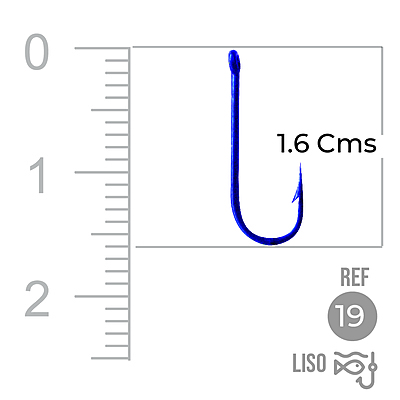 Anzuelo Liso 1002 # 19 Paquete X 1000 Unidades Anzuelo Liso 1002 # 19 Paquete X 1000 Unidades