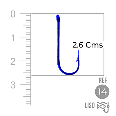 Anzuelo Liso 1002 # 14 Paquete X 1000 Unidades Anzuelo Liso 1002 # 14 Paquete X 1000 Unidades