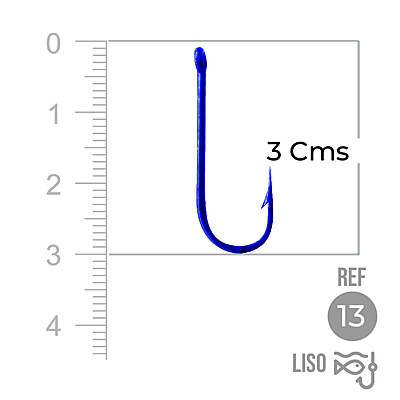 Anzuelo Liso 1002 # 13 Paquete X 1000 Unidades Anzuelo Liso 1002 # 13 Paquete X 1000 Unidades