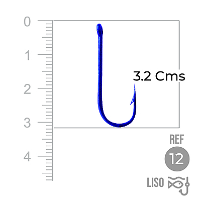 Anzuelo Liso 1002 # 12 Paquete X 1000 Unidades Anzuelo Liso 1002 # 12 Paquete X 1000 Unidades