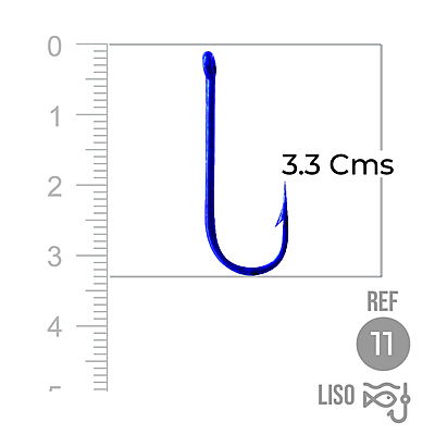 Anzuelo Liso 1002 # 11 Paquete X 1000 Unidades Anzuelo Liso 1002 # 11 Paquete X 1000 Unidades