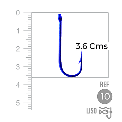 Anzuelo Liso 1002 # 10 Paquete X 1000 Unidades Anzuelo Liso 1002 # 10 Paquete X 1000 Unidades
