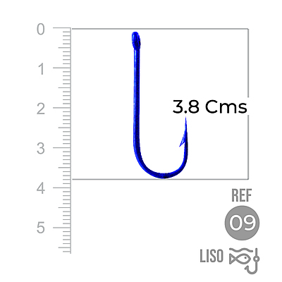 Anzuelo Liso 1002 # 9 Paquete X 1000 Unidades Anzuelo Liso 1002 # 9 Paquete X 1000 Unidades