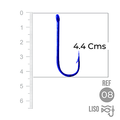 Anzuelo Liso 1002 # 8 Paquete X 1000 Unidades Anzuelo Liso 1002 # 8 Paquete X 1000 Unidades