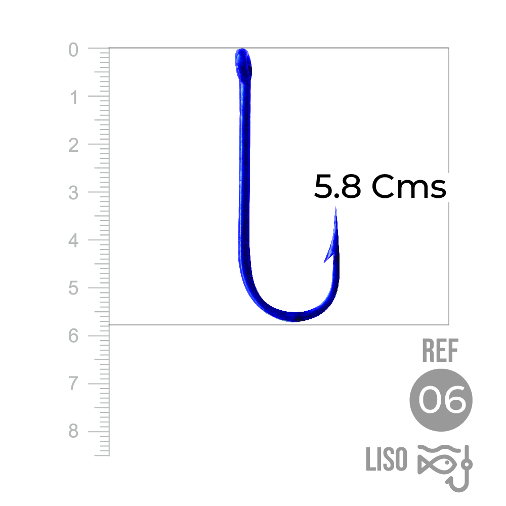 Anzuelo Liso 1002 # 6 Paquete X 100 Unidades Anzuelo Liso 1002 # 6 Paquete X 100 Unidades