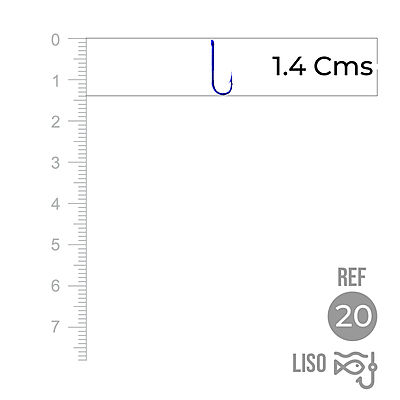 Anzuelo Liso 1002 # 20 Paquete X 1000 Unidades Anzuelo Liso 1002 # 20 Paquete X 1000 Unidades
