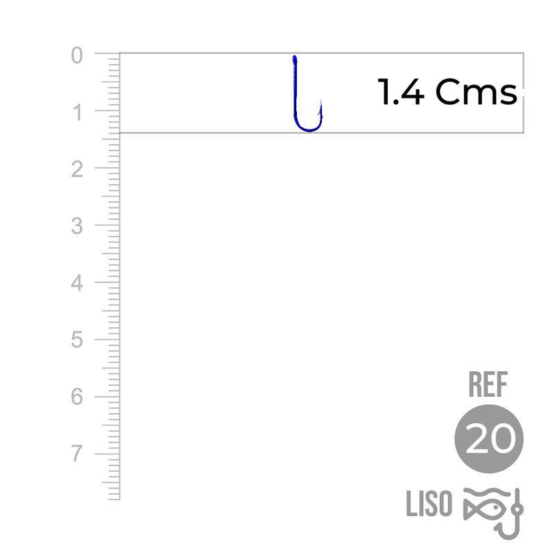 Anzuelo Liso 1002 # 20 Paquete X 1000 Unidades Anzuelo Liso 1002 # 20 Paquete X 1000 Unidades