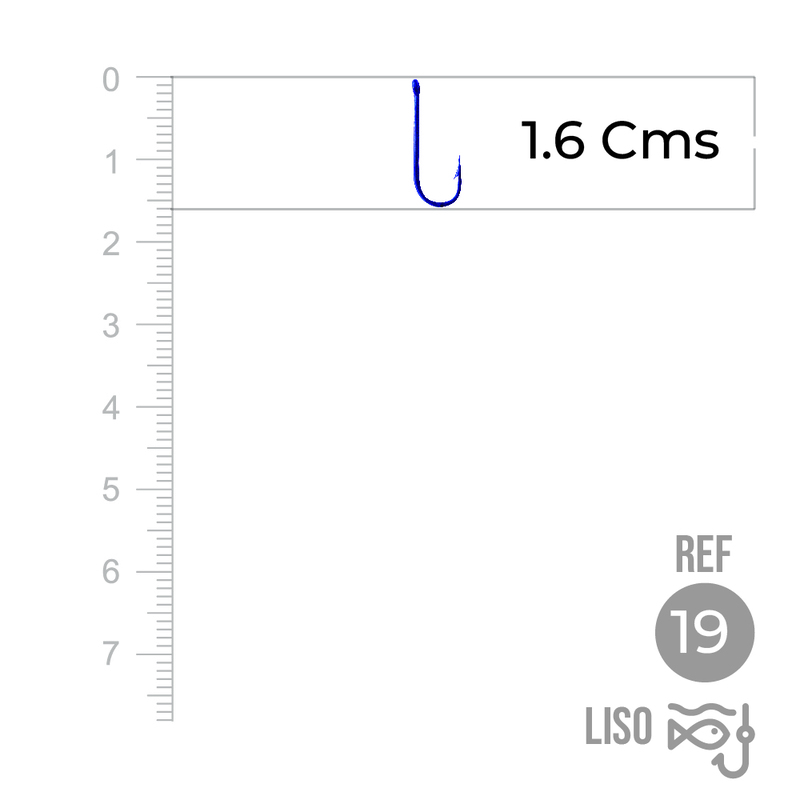 Anzuelo Liso 1002 # 19 Paquete X 1000 Unidades Anzuelo Liso 1002 # 19 Paquete X 1000 Unidades