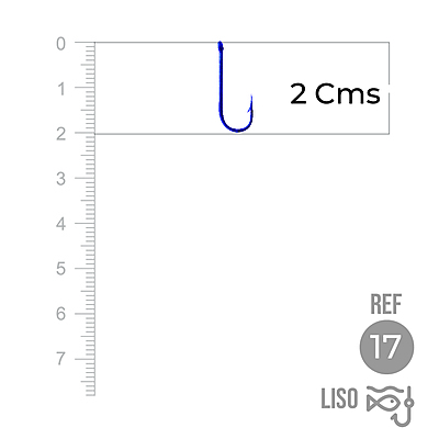 Anzuelo Liso 1002 # 17 Paquete X 1000 Unidades Anzuelo Liso 1002 # 17 Paquete X 1000 Unidades
