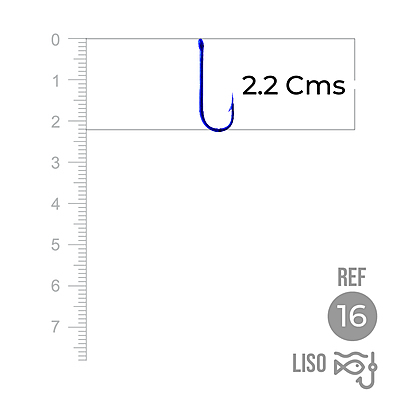 Anzuelo Liso 1002 # 16 Paquete X 1000 Unidades Anzuelo Liso 1002 # 16 Paquete X 1000 Unidades