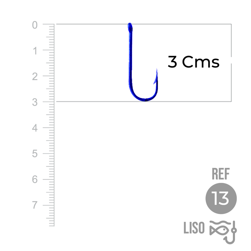 Anzuelo Liso 1002 # 13 Paquete X 1000 Unidades Anzuelo Liso 1002 # 13 Paquete X 1000 Unidades