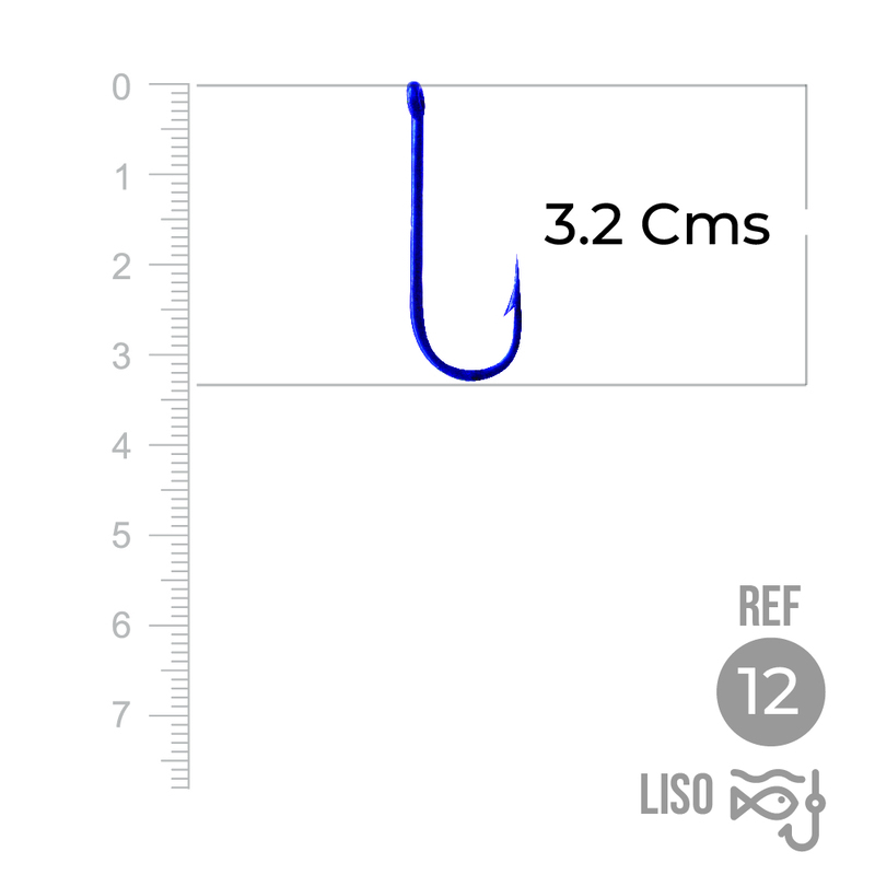 Anzuelo Liso 1002 # 12 Paquete X 1000 Unidades Anzuelo Liso 1002 # 12 Paquete X 1000 Unidades