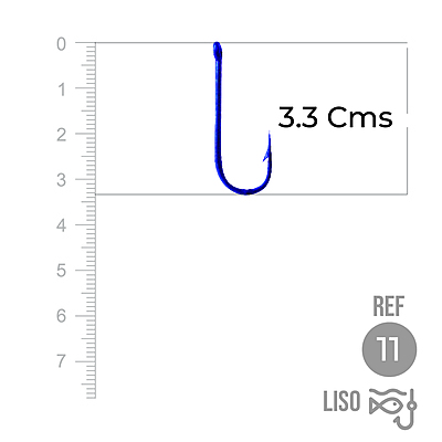 Anzuelo Liso 1002 # 11 Paquete X 1000 Unidades Anzuelo Liso 1002 # 11 Paquete X 1000 Unidades