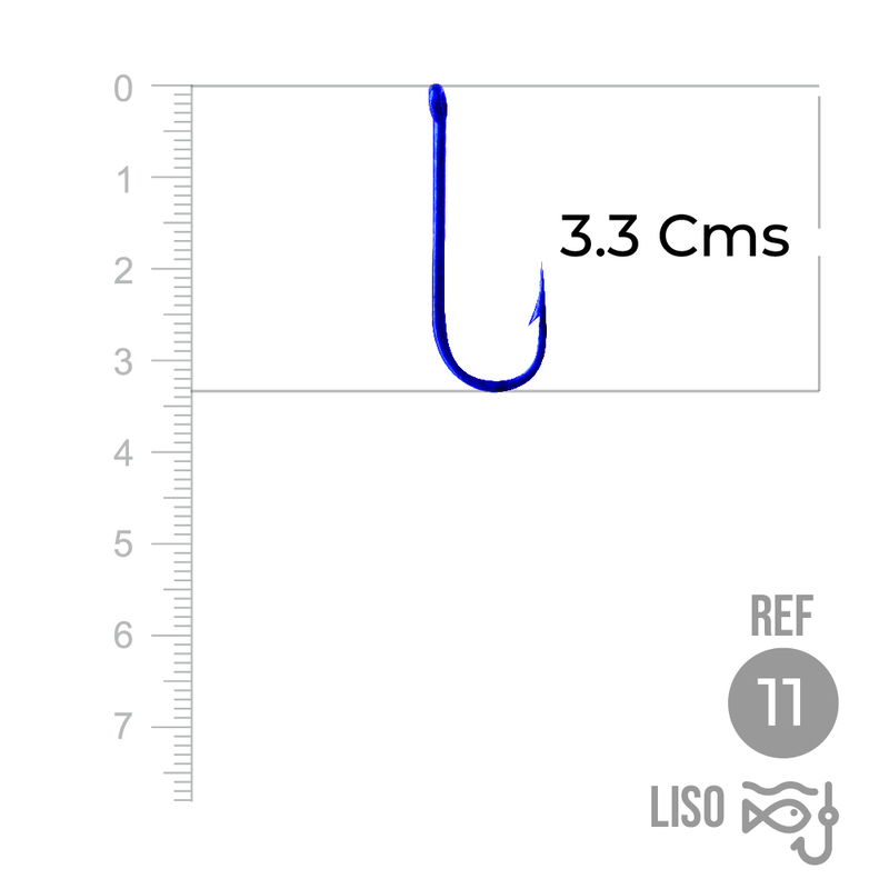 Anzuelo Liso 1002 # 11 Paquete X 1000 Unidades Anzuelo Liso 1002 # 11 Paquete X 1000 Unidades