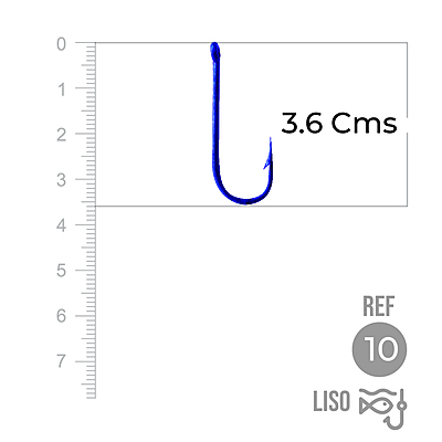 Anzuelo Liso 1002 # 10 Paquete X 1000 Unidades Anzuelo Liso 1002 # 10 Paquete X 1000 Unidades