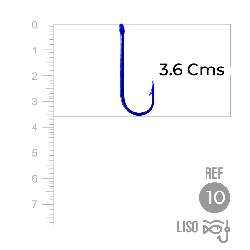 Anzuelo Liso 1002 # 10 Paquete X 1000 Unidades Anzuelo Liso 1002 # 10 Paquete X 1000 Unidades