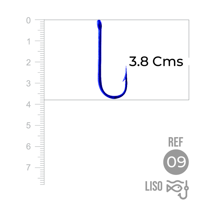Anzuelo Liso 1002 # 9 Paquete X 1000 Unidades Anzuelo Liso 1002 # 9 Paquete X 1000 Unidades