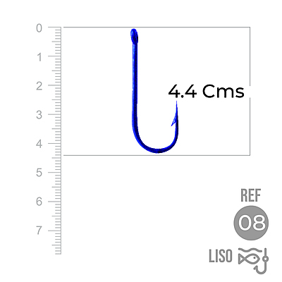 Anzuelo Liso 1002 # 8 Paquete X 1000 Unidades Anzuelo Liso 1002 # 8 Paquete X 1000 Unidades