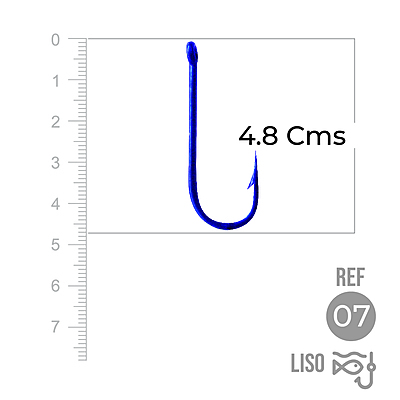 Anzuelo Liso 1002 # 7 Paquete X 1000 Unidades Anzuelo Liso 1002 # 7 Paquete X 1000 Unidades