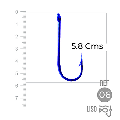 Anzuelo Liso 1002 # 6 Paquete X 100 Unidades Anzuelo Liso 1002 # 6 Paquete X 100 Unidades