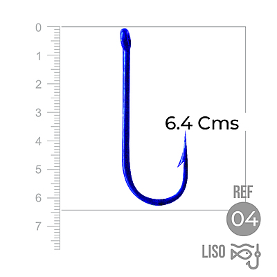 Anzuelo Liso 1002 # 4 Paquete X 100 Unidades
