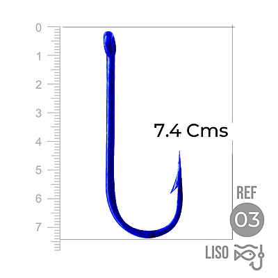 Anzuelo Liso 1002 # 3 Paquete X 100 Unidades