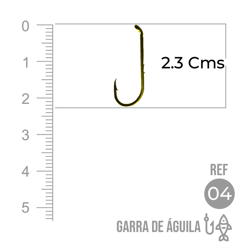 Anzuelo Garra Aguila 110 # 4 Paquete X 1000 Unidades Anzuelo Garra Aguila 110 # 4 Paquete X 1000 Unidades