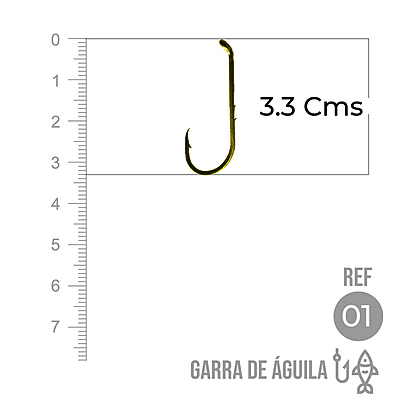 Anzuelo Garra Aguila 110 # 1 Paquete X 1000 Unidades Anzuelo Garra Aguila 110 # 1 Paquete X 1000 Unidades