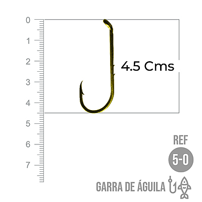 Anzuelo Garra De Aguila # 5/0 Paquete X 100 Unidades Anzuelo Garra De Aguila # 5/0 Paquete X 100 Unidades