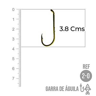 Anzuelo Garra De Aguila # 2/0 Paquete X 1000 Unidades Anzuelo Garra De Aguila # 2/0 Paquete X 1000 Unidades