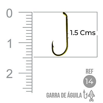 Anzuelo Garra Aguila 110 # 14 Paquete X 1000 Unidades Anzuelo Garra Aguila 110 # 14 Paquete X 1000 Unidades