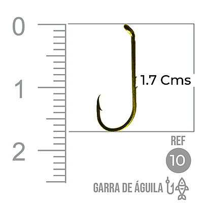 Anzuelo Garra Aguila 110 # 10 Paquete X 1000 Unidades Anzuelo Garra Aguila 110 # 10 Paquete X 1000 Unidades