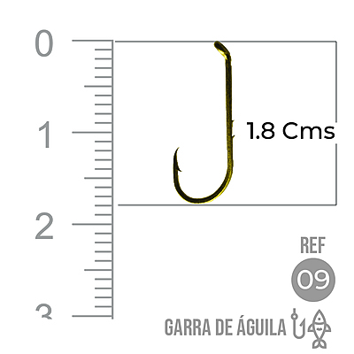 Anzuelo Garra Aguila 110 # 9 Paquete X 1000 Unidades Anzuelo Garra Aguila 110 # 9 Paquete X 1000 Unidades