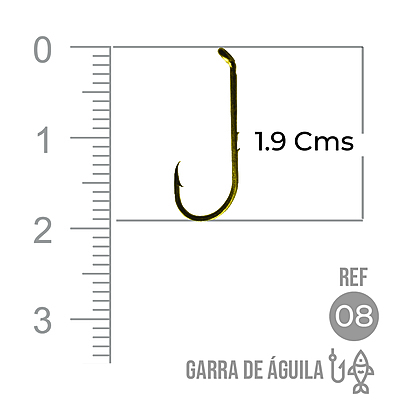 Anzuelo Garra Aguila 110 # 8 Paquete X 1000 Unidades Anzuelo Garra Aguila 110 # 8 Paquete X 1000 Unidades