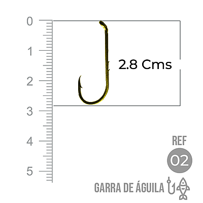 Anzuelo Garra Aguila 110 # 2 Paquete X 1000 Unidades Anzuelo Garra Aguila 110 # 2 Paquete X 1000 Unidades