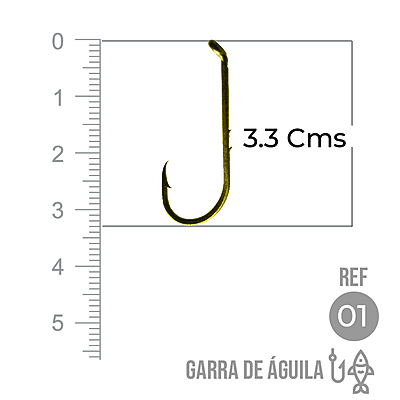 Anzuelo Garra Aguila 110 # 1 Paquete X 1000 Unidades Anzuelo Garra Aguila 110 # 1 Paquete X 1000 Unidades
