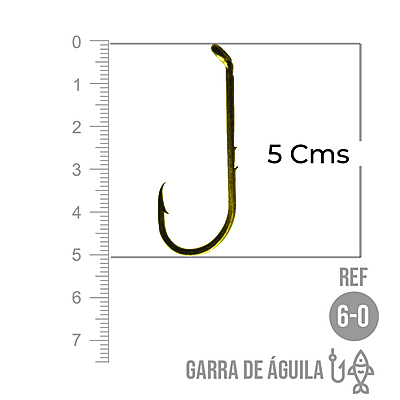 Anzuelo Garra De Aguila # 6/0 Paquete X 100 Unidades Anzuelo Garra De Aguila # 6/0 Paquete X 100 Unidades