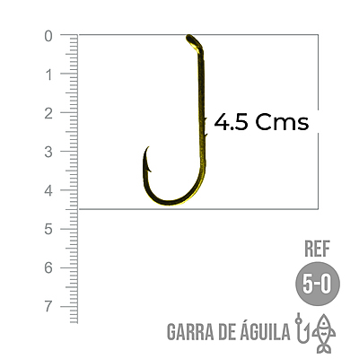 Anzuelo Garra De Aguila # 5/0 Paquete X 100 Unidades Anzuelo Garra De Aguila # 5/0 Paquete X 100 Unidades