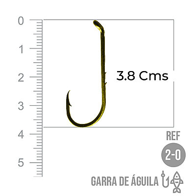 Anzuelo Garra De Aguila # 2/0 Paquete X 1000 Unidades Anzuelo Garra De Aguila # 2/0 Paquete X 1000 Unidades