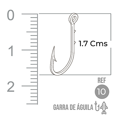 Anzuelo Garra Aguila 110 # 10 Paquete X 1000 Unidades Anzuelo Garra Aguila 110 # 10 Paquete X 1000 Unidades